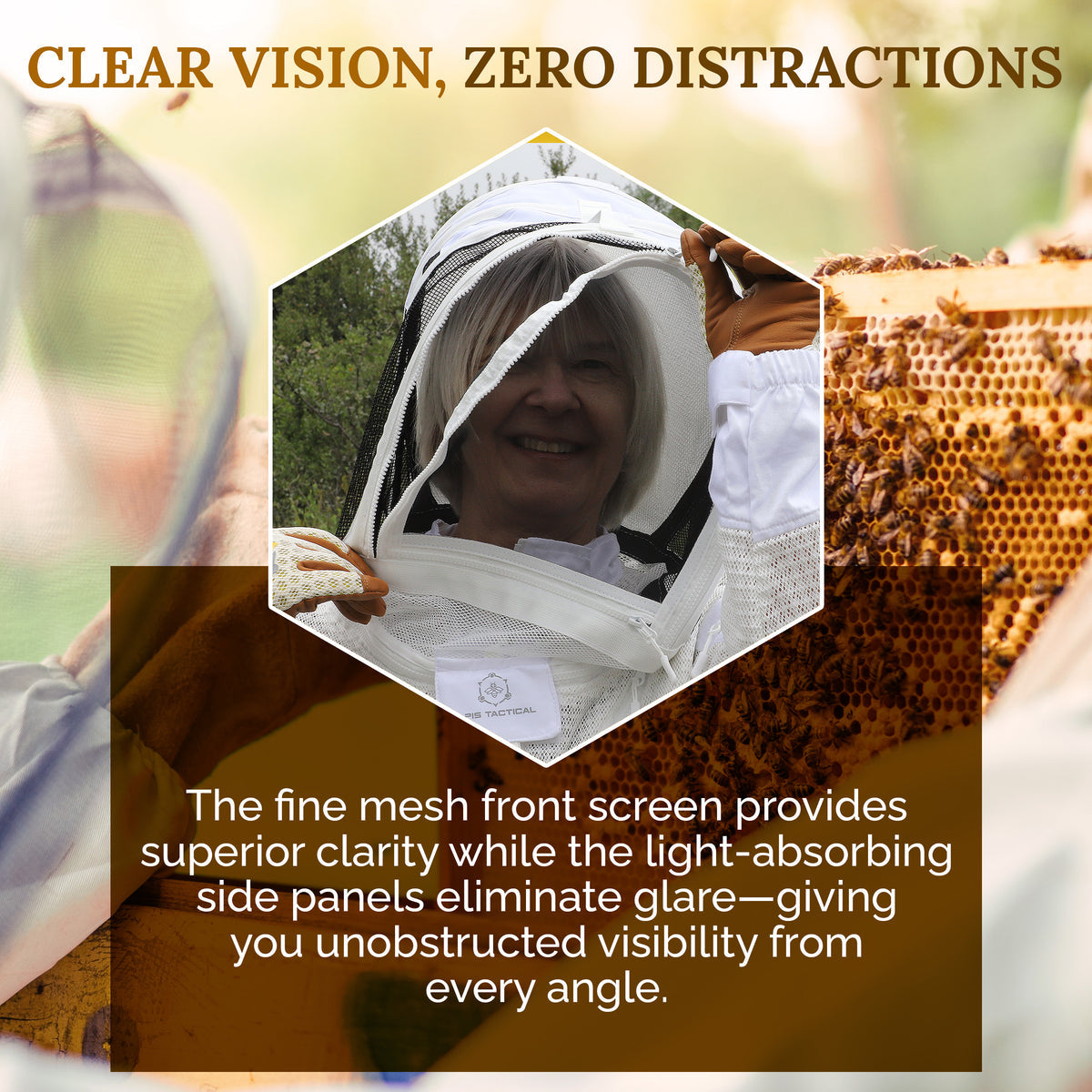 Apis Tactical PRO Beekeeping Fencing Veil