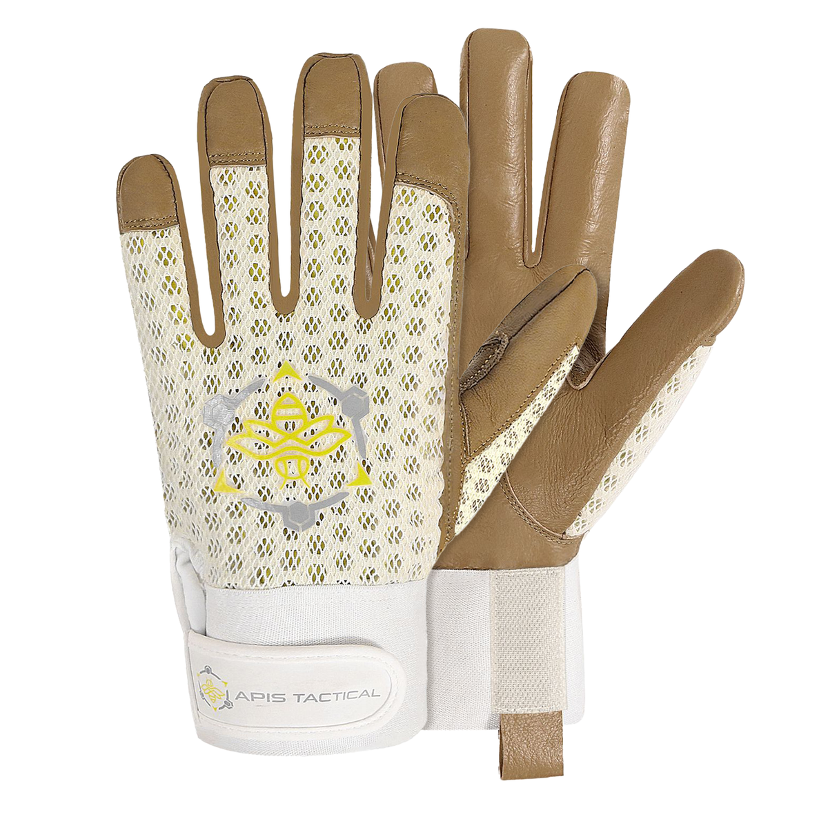 Apis Tactical PRO Beekeeping Gloves - WHITE